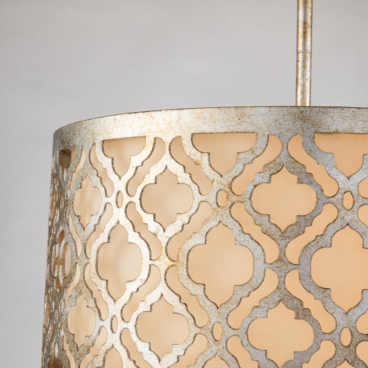 Pendul Arabella 2 lt Distressed auriu, finisaj fildes