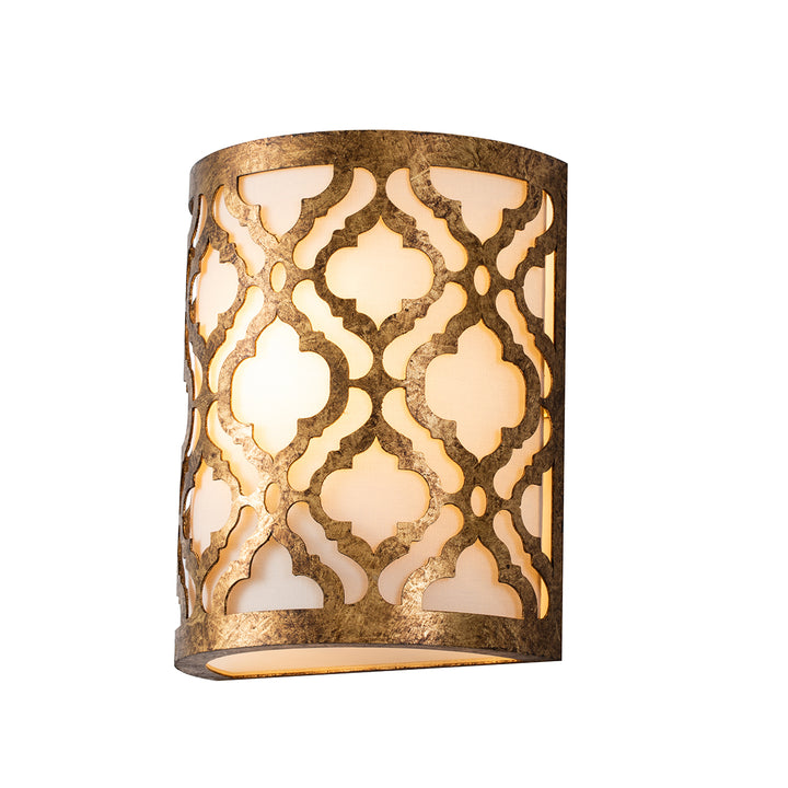 Aplica de perete Arabella 1 lt Distressed auriu, finisaj fildes