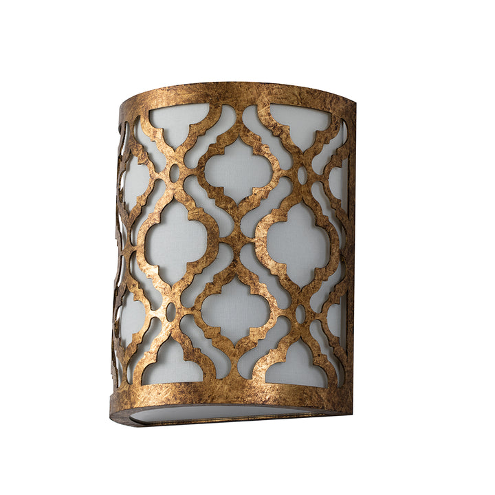 Aplica de perete Arabella 1 lt Distressed auriu, finisaj fildes