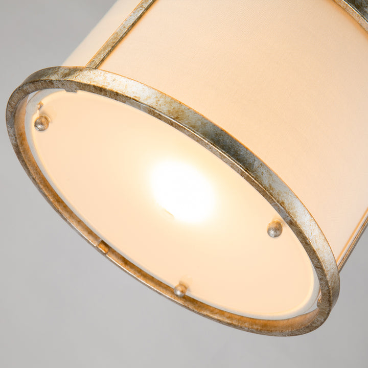 Pendul Lemuria 1 lt Distressed auriu, finisaj fildes