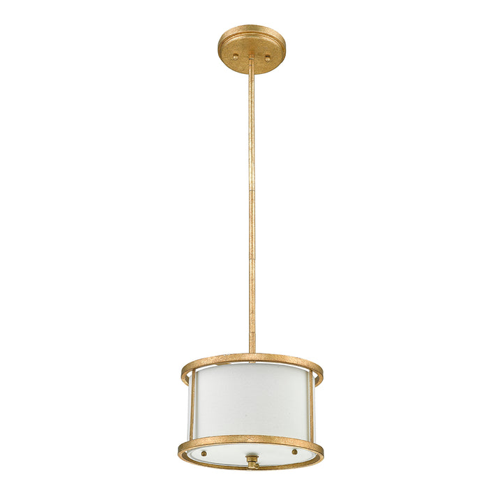 Pendul Lemuria 1 lt Distressed auriu, finisaj fildes
