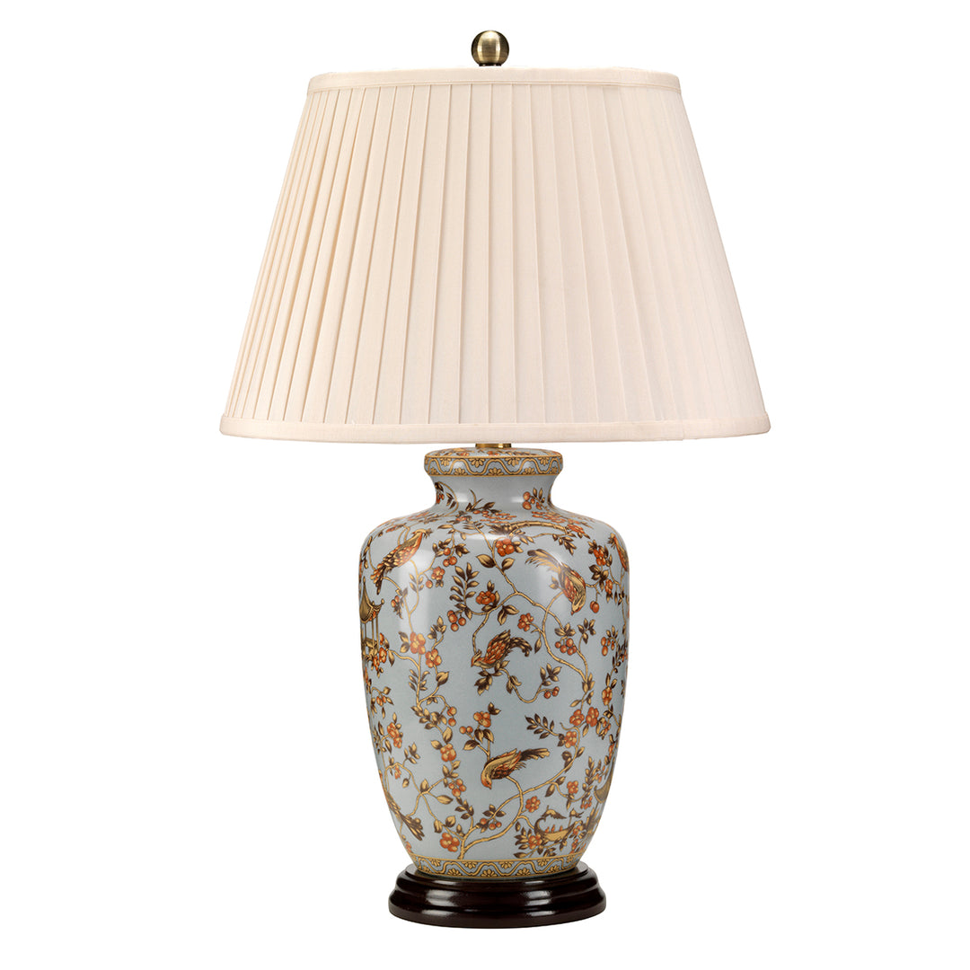 Lampa de masa auriu Birds 1 lt Light albastru si auriu