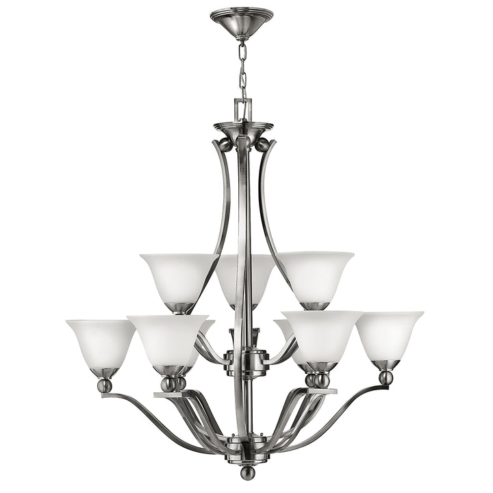Candelabru Bolla 9 lt nichel periat