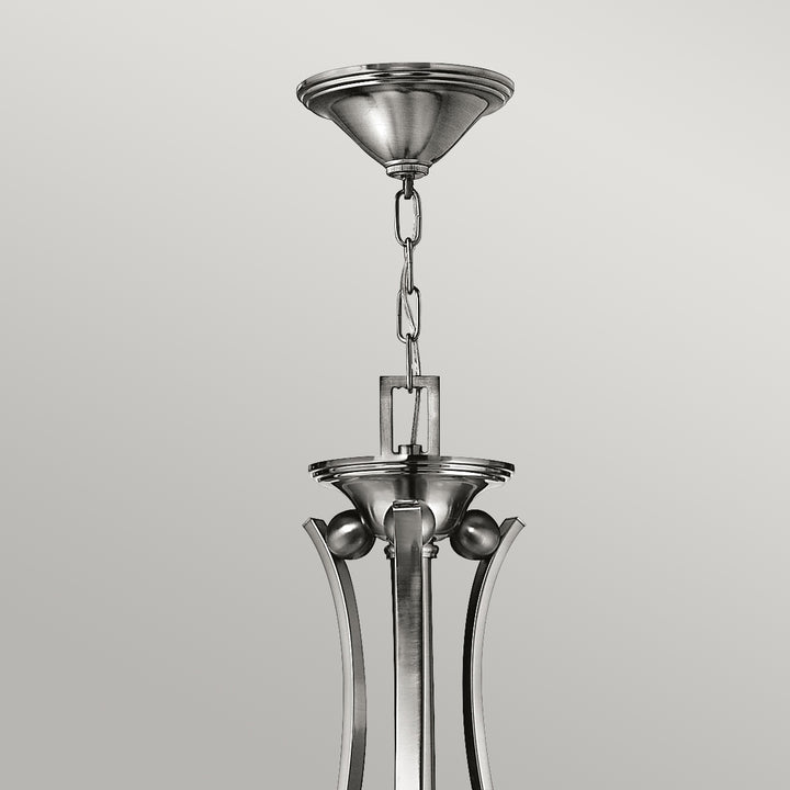 Candelabru Bolla 9 lt nichel periat