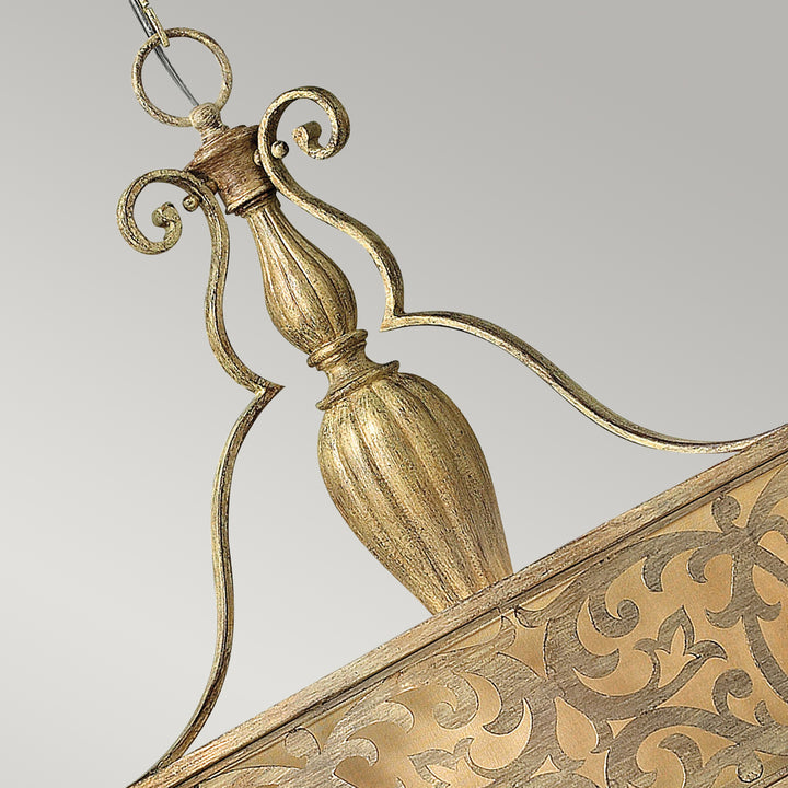 Candelabru Carabel 3 lt Brushed Champagne