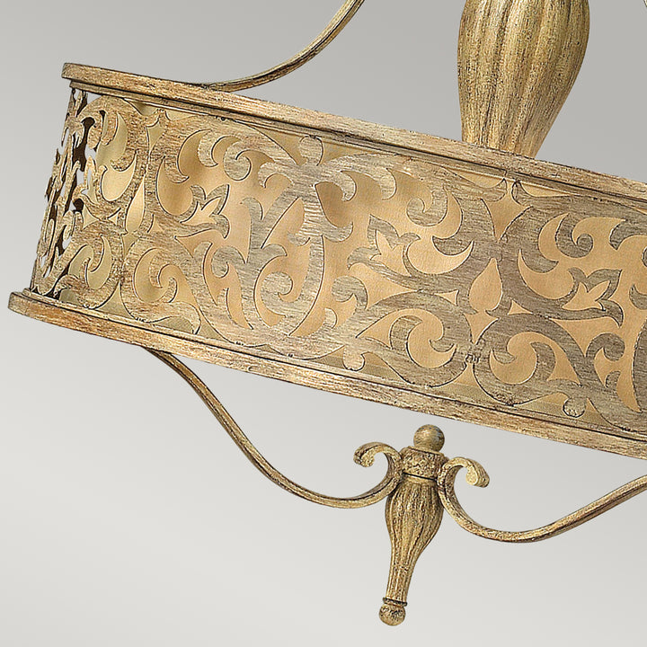 Candelabru Carabel 3 lt Brushed Champagne