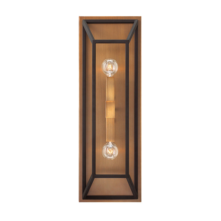 Aplica de perete Fulton 2 lt bronz and Brass