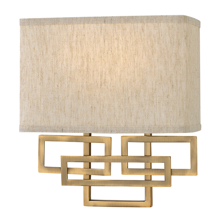 Aplica de perete Lanza 2 lt Brushed bronz