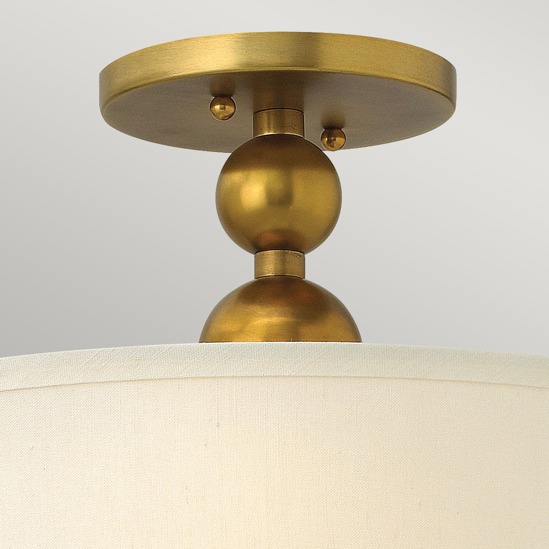 Plafoniera Zelda 3 lt Vintage Brass