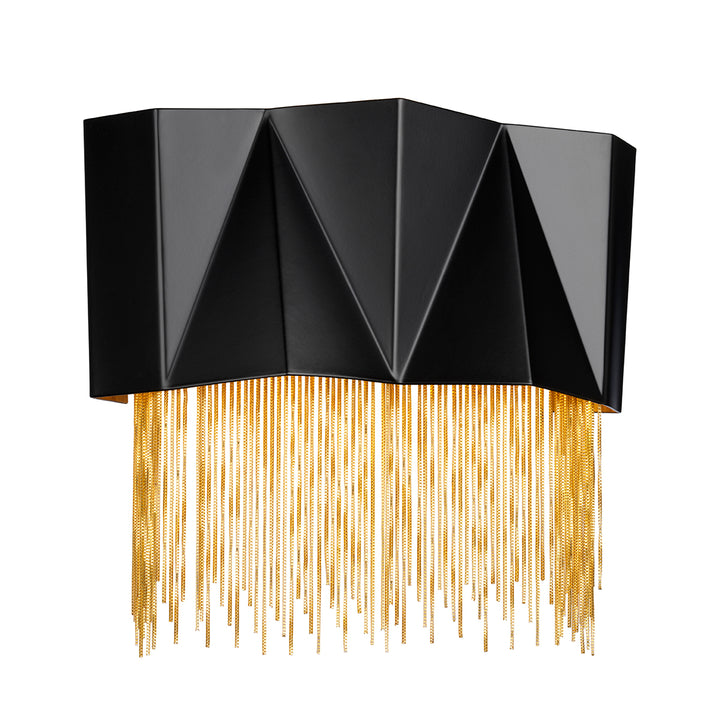 Aplica de perete Zuma 3 lt Satin negru/ auriu