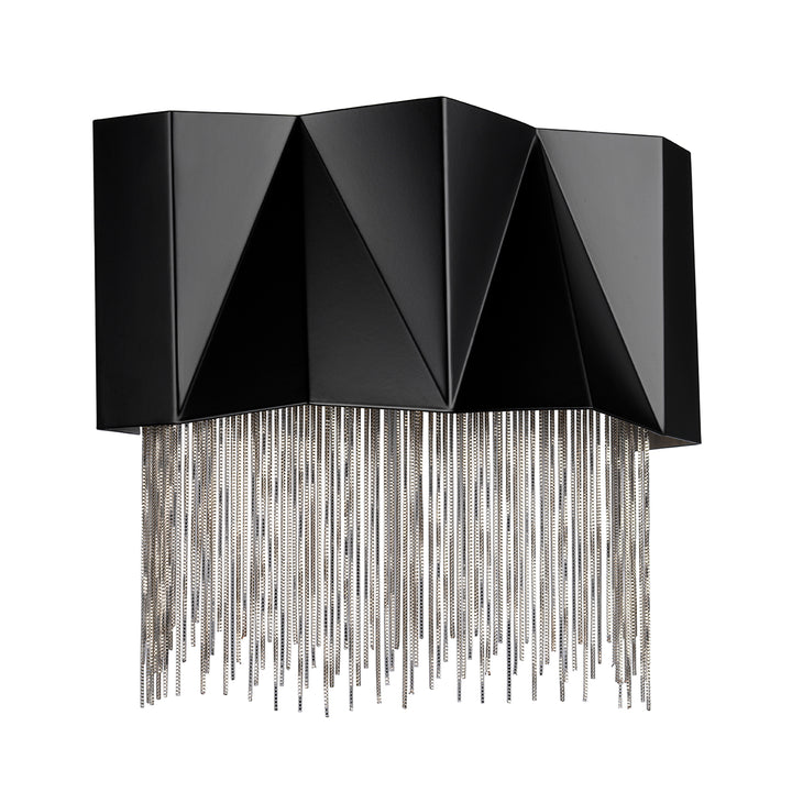 Aplica de perete Zuma 3 lt Satin negru/ argintiu
