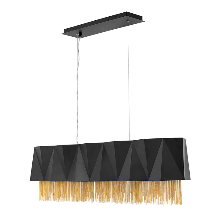 Pendul Zuma 6 lt Satin negru/ auriu