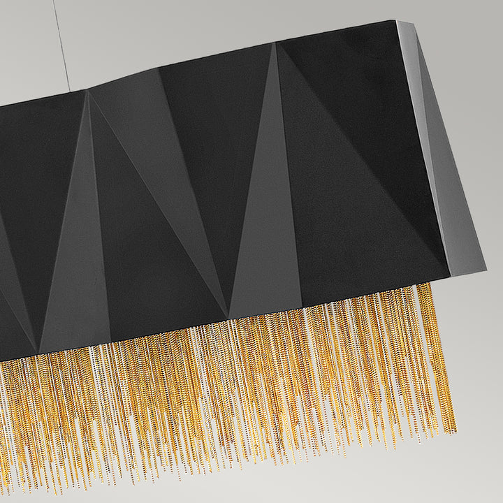 Pendul Zuma 6 lt Satin negru/ auriu