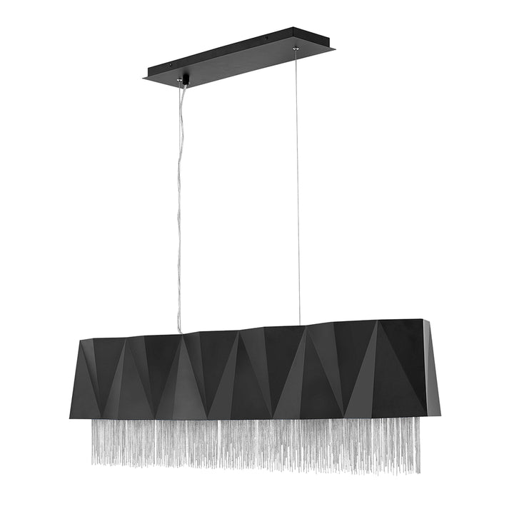 Pendul Zuma 6 lt Satin negru/ argintiu