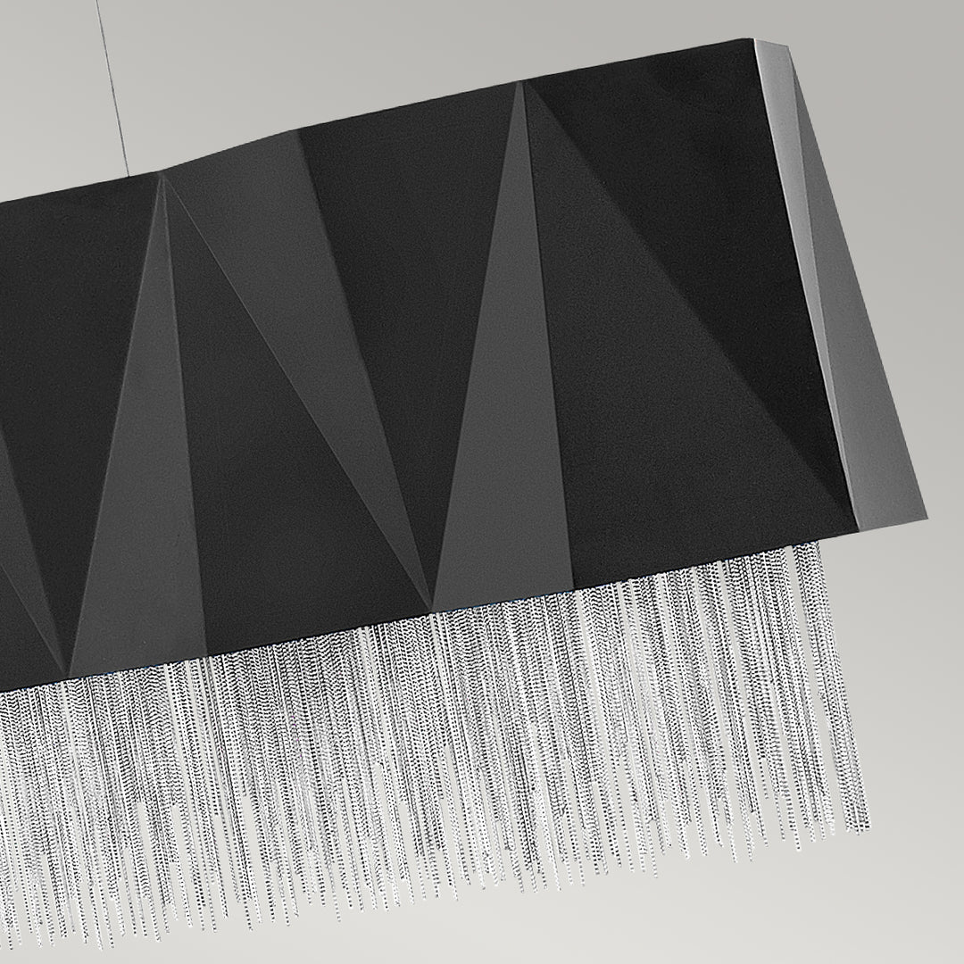 Pendul Zuma 6 lt Satin negru/ argintiu