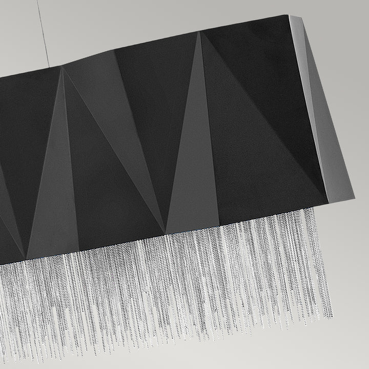 Pendul Zuma 6 lt Satin negru/ argintiu