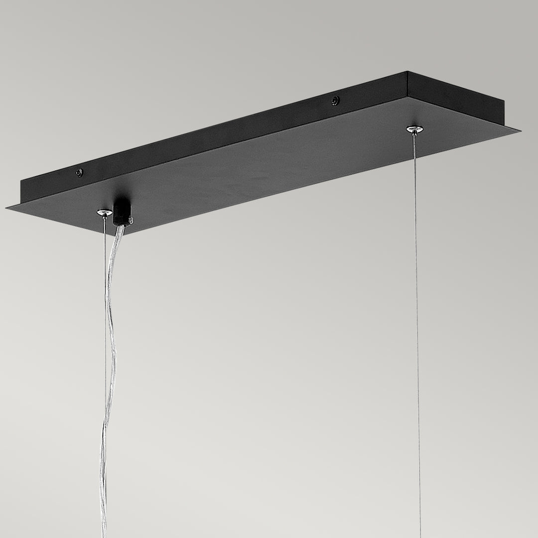 Pendul Zuma 6 lt Satin negru/ argintiu