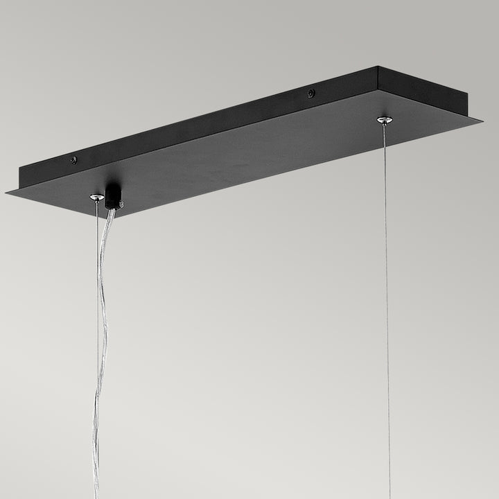 Pendul Zuma 6 lt Satin negru/ argintiu