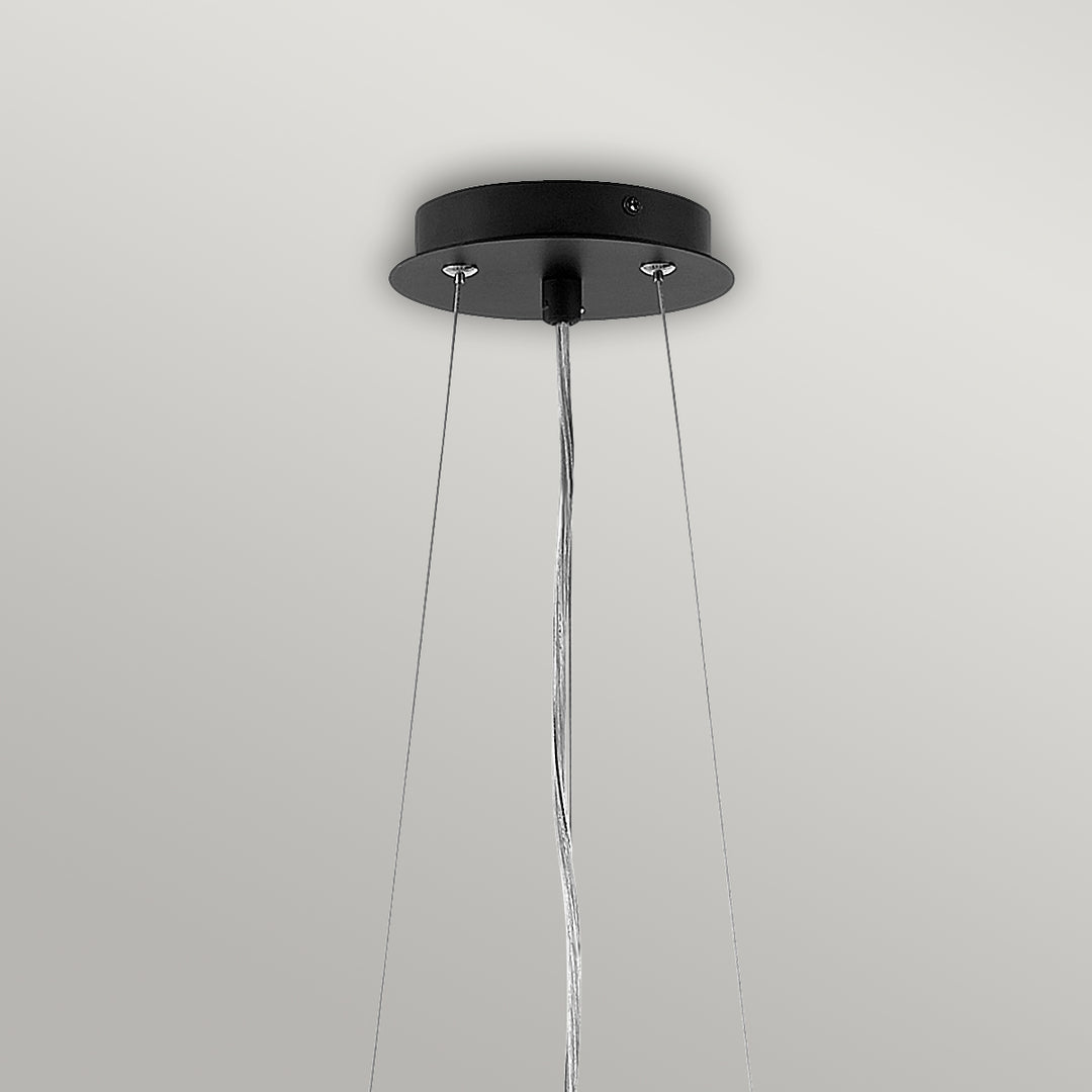 Pendul Zuma 6 lt Satin negru/ auriu