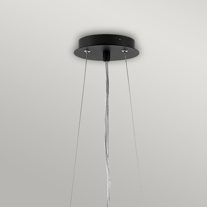 Pendul Zuma 6 lt Satin negru/ auriu