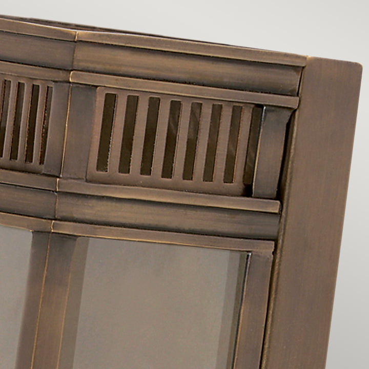 Aplica de perete exterior Holborn 2 lt bronz inchis