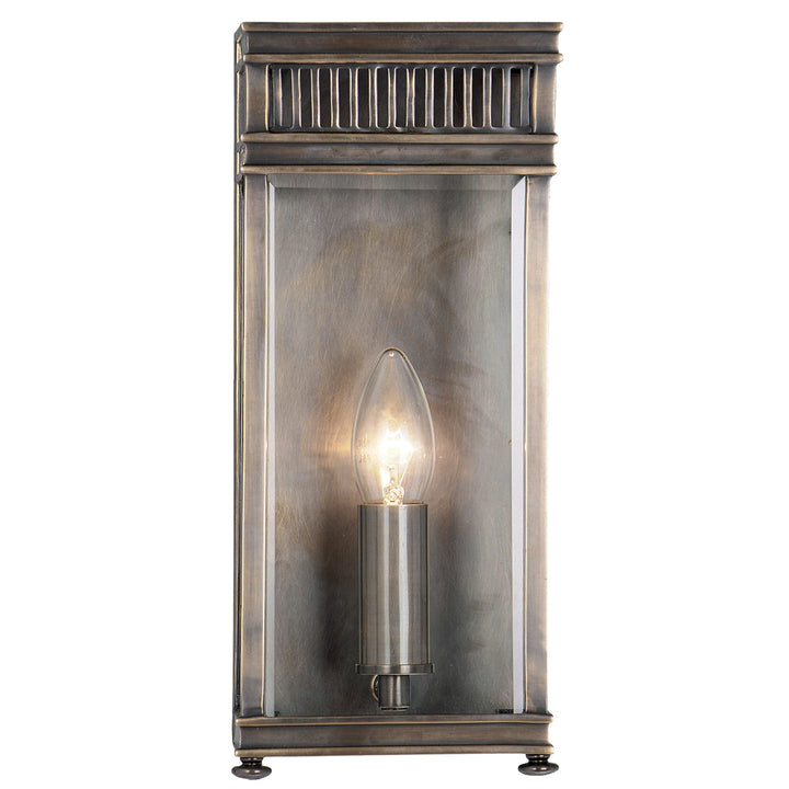 Aplica de perete exterior Holborn 1 lt bronz inchis