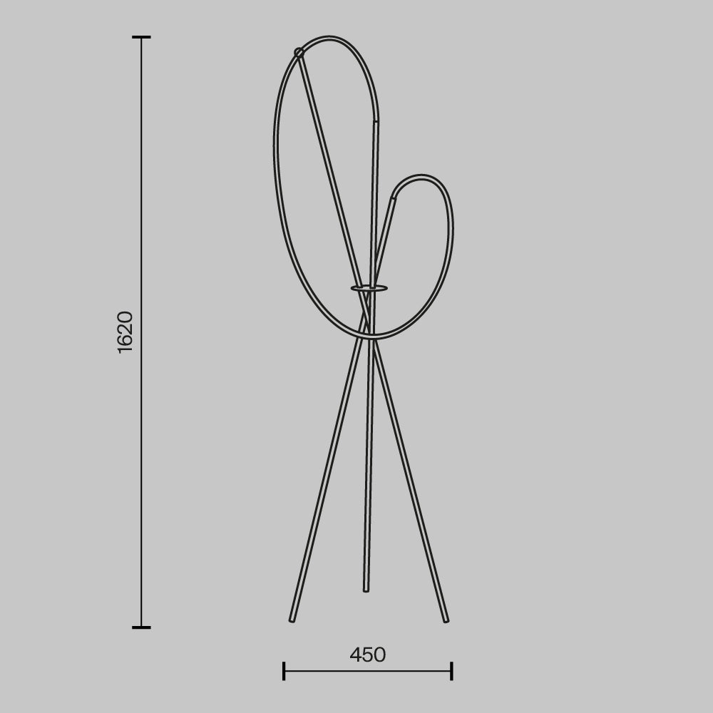 Lampadar Crochet MOD369FL-L36B3K