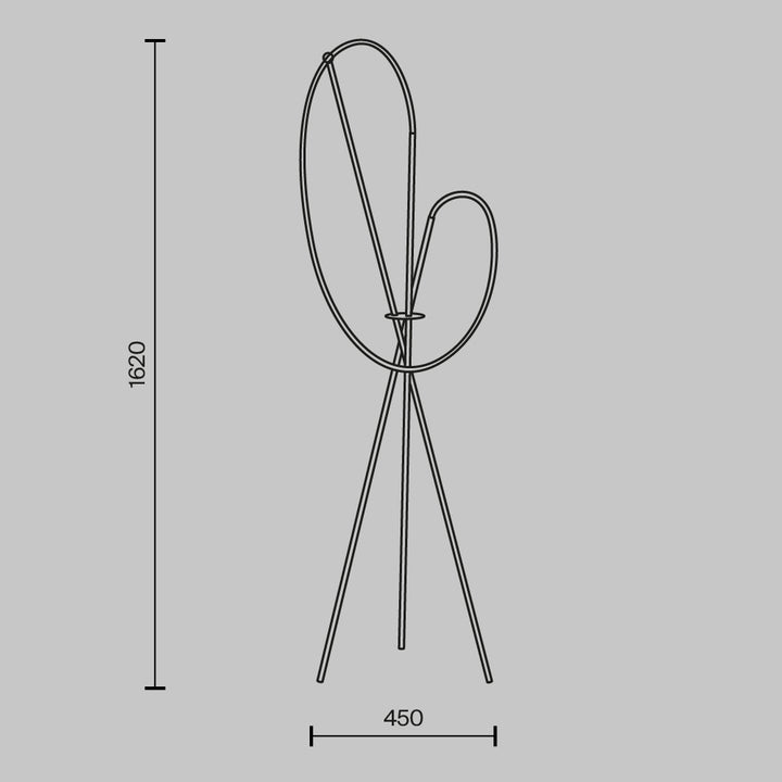 Lampadar Crochet MOD369FL-L36B3K