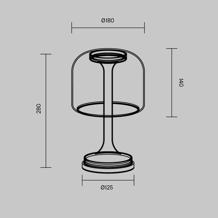 Lampa de masa Spirito MOD286TL-L8B3K