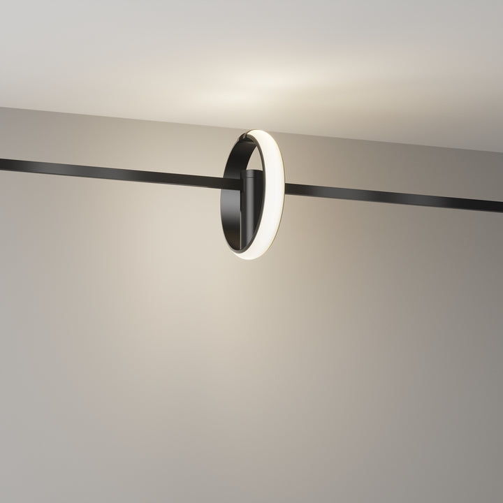Spot pentru sina Flarity tip cerc cu led  Zero TR230-1-10W3K-B-DE