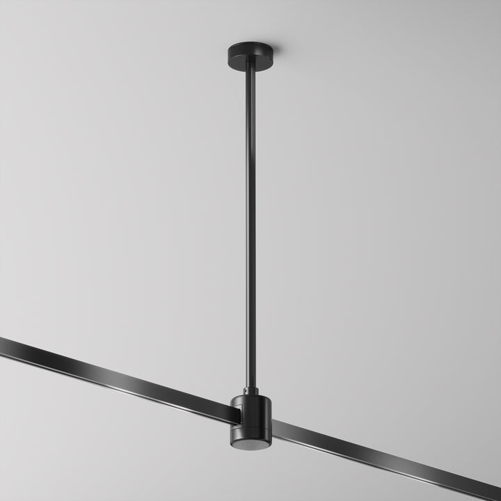 Suport de tavan mediu cu conector de alimentare direct 360 mm pentru sina Flarity TRA158C-IPCL1-B