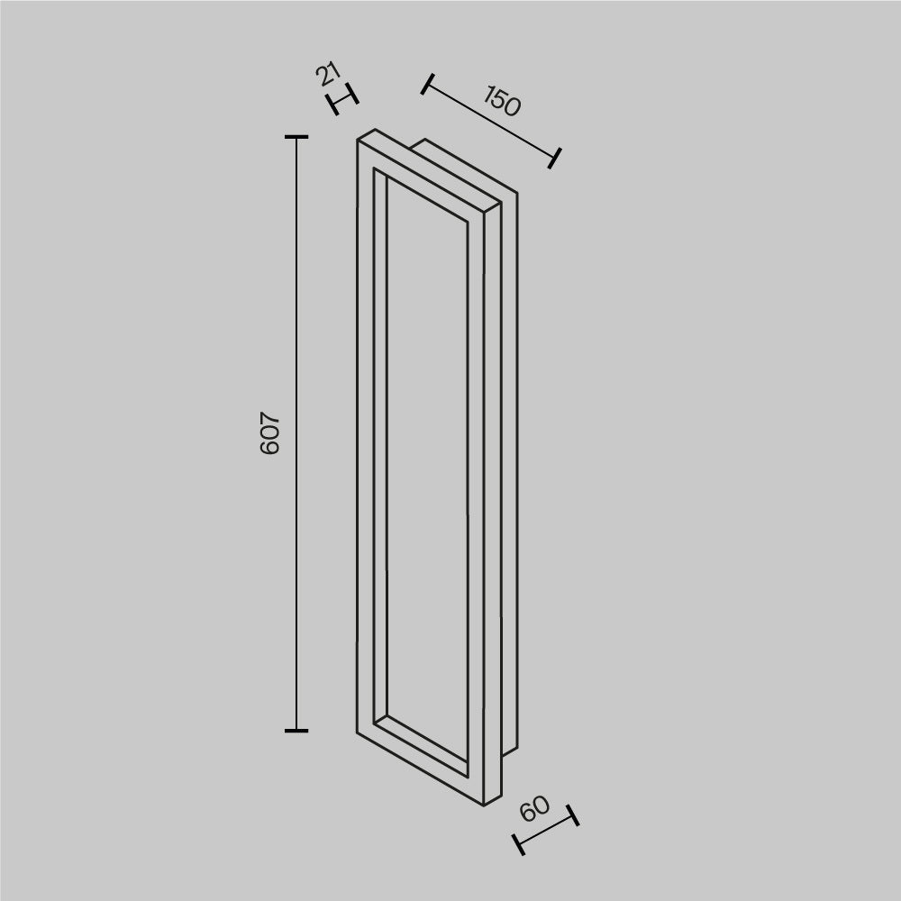 Aplica de perete Orign MOD311WL-L55B3K