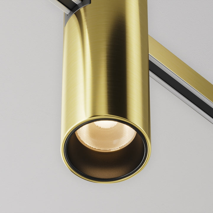 Spot pentru sina Flarity Brass TR143-1-5W2.7K-W-BS-DE