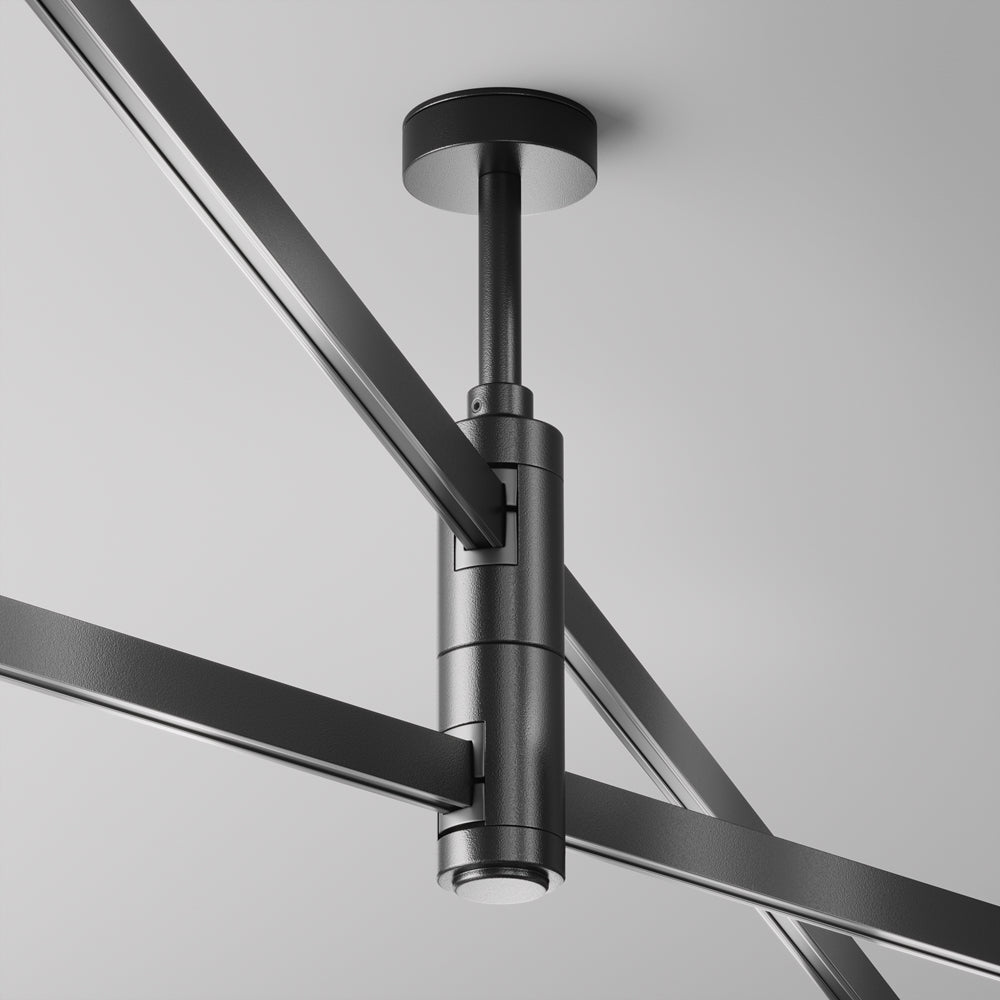 Suport de tavan dublu scurt 78 mm pentru sina Flarity TRA156C-D1-B