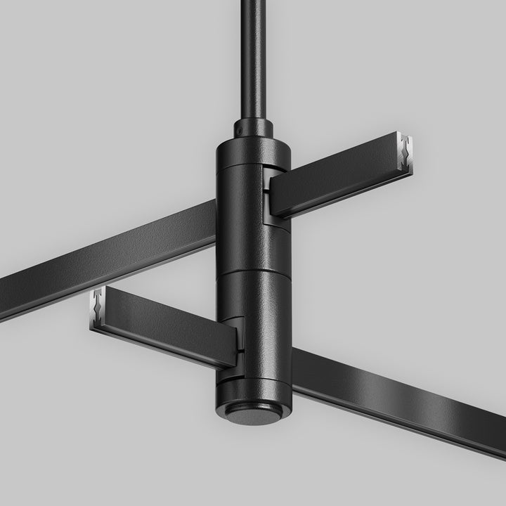 Suport dublu de tavan mediu 300 mm pentru sina Flarity TRA158C-D1-B