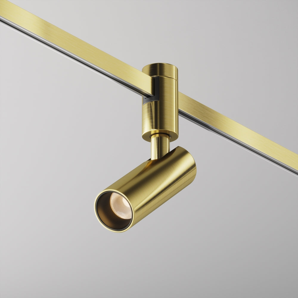 Spot pentru sina Flarity Brass TR144-1-5W2.7K-W-BS-DE