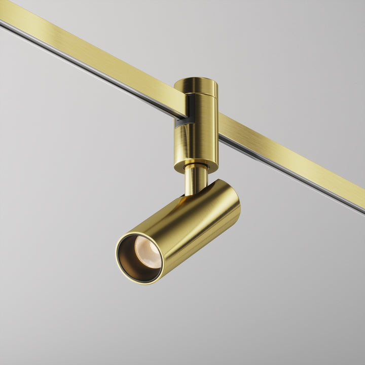 Spot pentru sina Flarity Brass TR144-1-5W2.7K-W-BS-DE