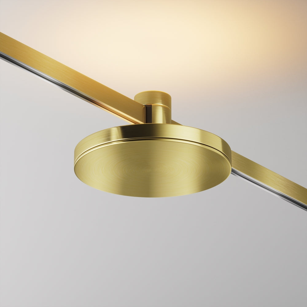 Spot pentru sina Flarity Brass TR152-1-7W2.7K-BS-DE