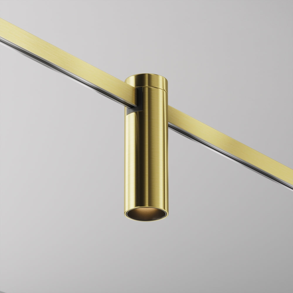 Spot pentru sina Flarity Brass TR143-1-5W2.7K-W-BS-DE