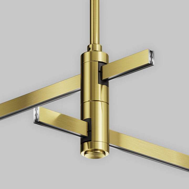 Suport dublu de tavan mediu, 300 mm, Flarity TRA158C-D1-BS