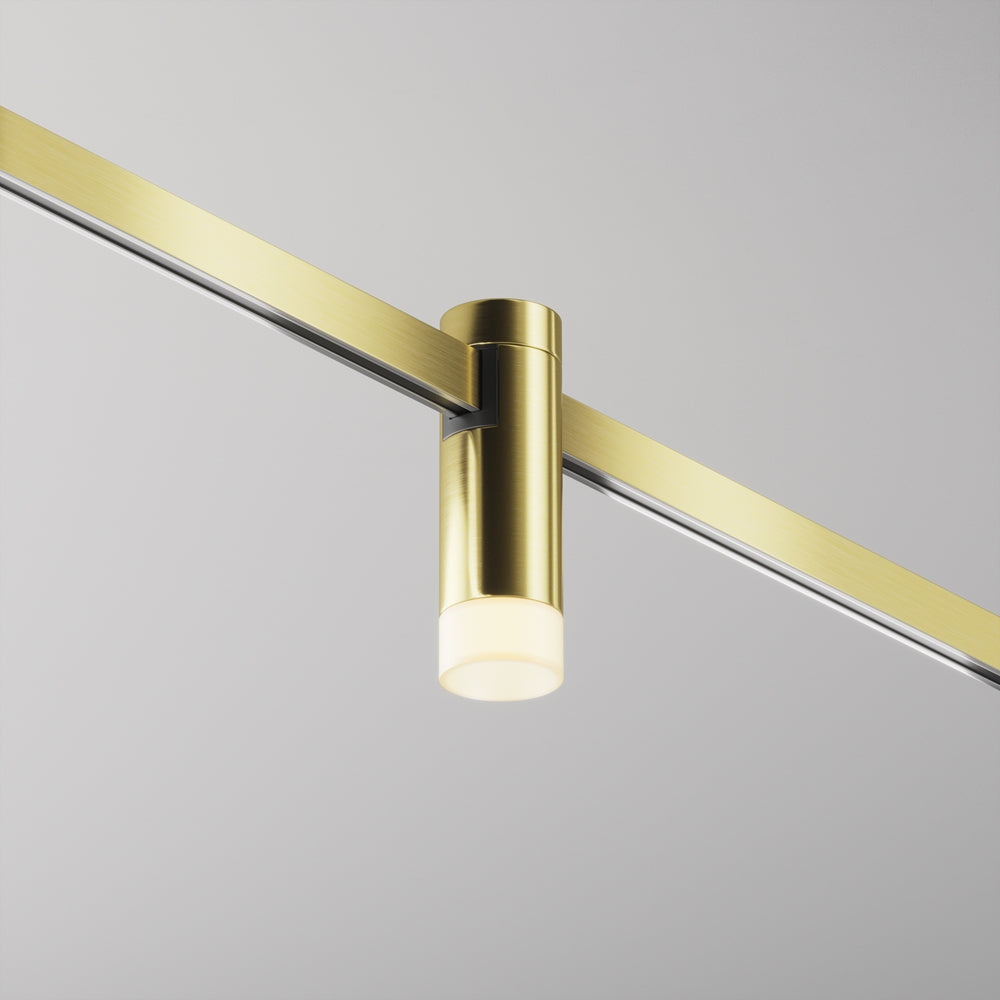 Spot pentru sina Flarity Brass TR145-1-3W2.7K-W-BS-DE