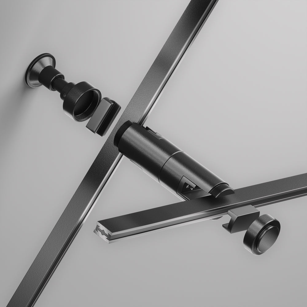 Suport dublu de perete pentru sina Flarity TRA155CW-D1-B