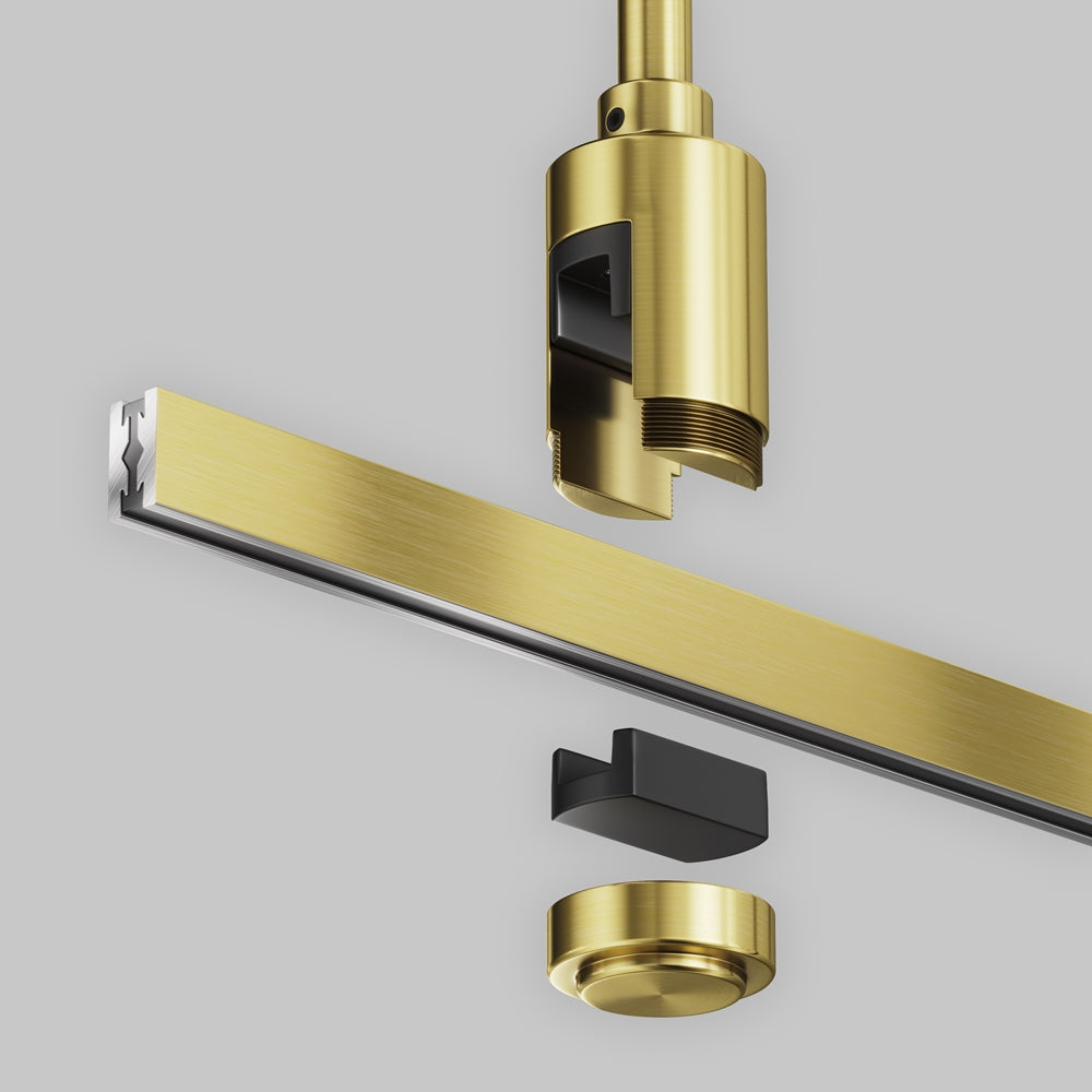 Suport de tavan lung, simplu, 760 mm, Flarity TRA159C-SL1-BS