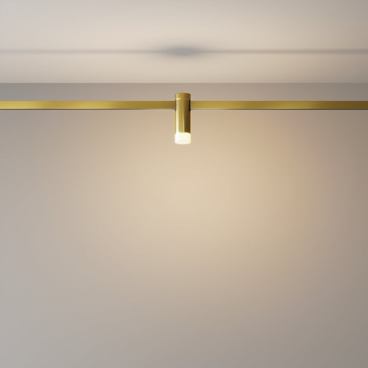 Spot pentru sina Flarity Brass TR145-1-3W2.7K-W-BS-DE