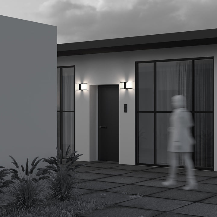 Aplica de perete pentru exterior Floeva O142WL-02B