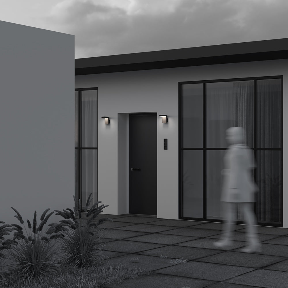 Lampă de exterior cu alimentare solară Nordis O140WL-L2BK