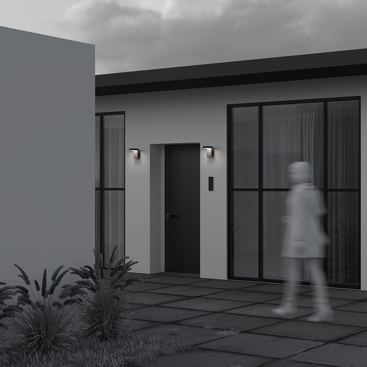 Lampă de exterior cu alimentare solară Nordis O140WL-L2BK