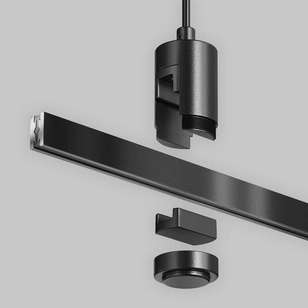 Suspensie prin cablu cu priză de alimentare pentru sina Flarity TRA157SW-B1-B