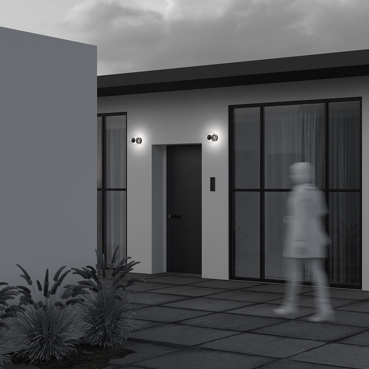Aplică LED de exterior Velora O139WL-L8BRK