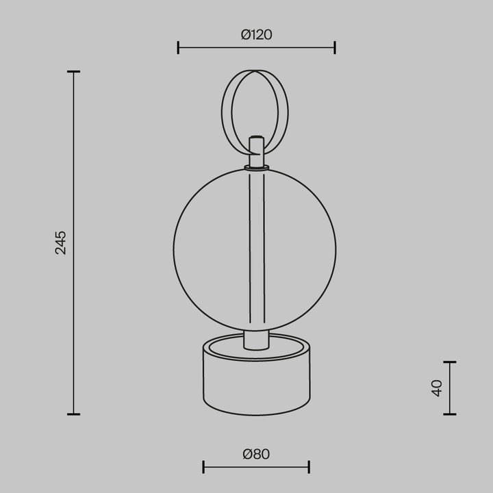 Lamap de masa reincarcabila Double Moon MOD478RL-L3B3K